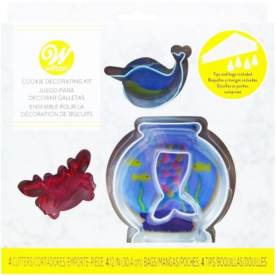 Kit Decoração + Cortadores Aquário