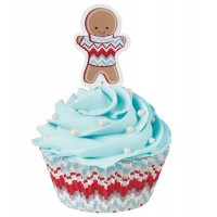 Pack 24 Forminhas com Picks Holiday Sweet
