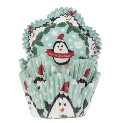 Pack 50 Tacinhas de Túlipa H&M Pinguim Natal
