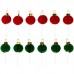 Pack de 12 Picks Bolas de Natal