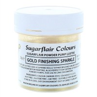 Pó Comestível Sugarflair Gold Finishing Sparkle 25g Recarga