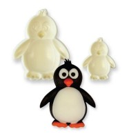 Set 2 Moldes Cortadores Pinguim