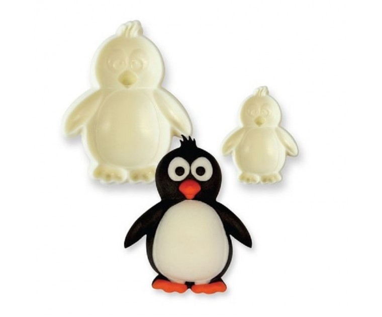 Set 2 Moldes Cortadores Pinguim