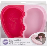 Set 2 Meias Formas Coração de Silicone