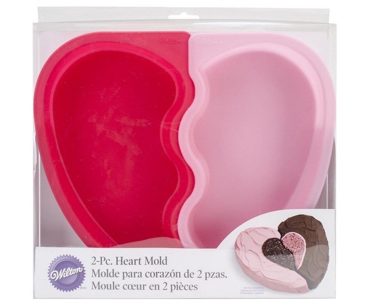 Set 2 Meias Formas Coração de Silicone