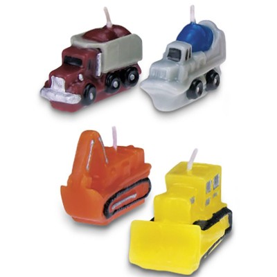 Set 4 Velas veículos Construção