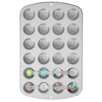 Tabuleiro Anti-Aderente 24 Mini Cup Cakes Wilton