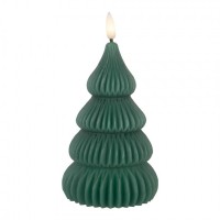 Vela LED Árvore de Natal Cera Verde