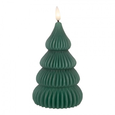 Vela LED Árvore de Natal Cera Verde
