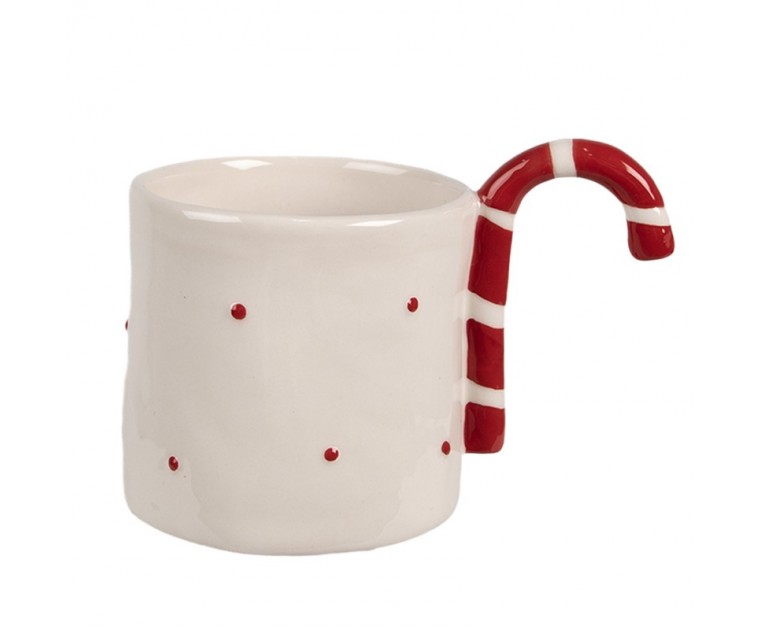 Caneca Cerâmica Candy Cane