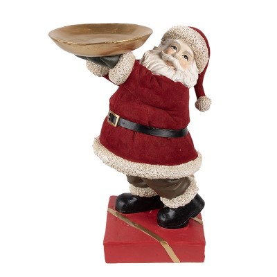 Figura de Natal Pai Natal com Prato