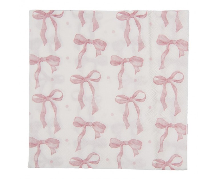Guardanapos Laços Rosa