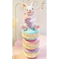 Coelho decorativo Macarons