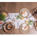 Table Runner coelho algodão branco Table Runner coelho algodão branco