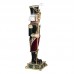 Decoraçao Natal Nutcracker Verde e Vermelho 90 cms