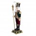 Decoraçao Natal Nutcracker Verde e Vermelho 90 cms