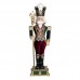 Decoraçao Natal Nutcracker Verde e Vermelho 90 cms