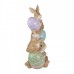Estatueta decorativa de coelhos
