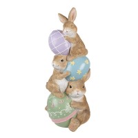 Estatueta decorativa de coelhos