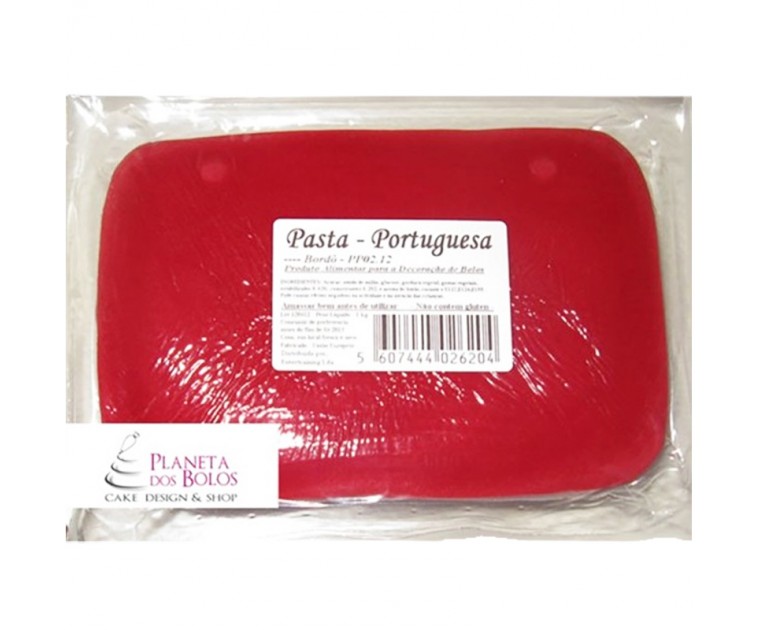 Pasta Portuguesa Bordô 1 Kg