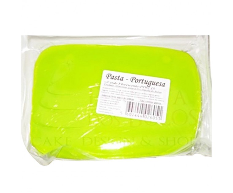 Pasta Portuguesa Verde Fluorescente 1 Kg