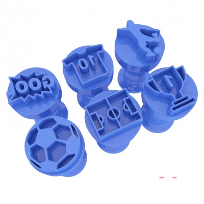 Kit de Carimbos para Brigadeiros Futebol 