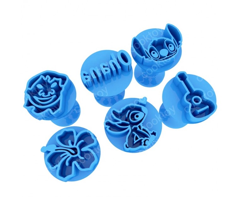 Kit de Carimbos para Brigadeiros Lilo Stitch