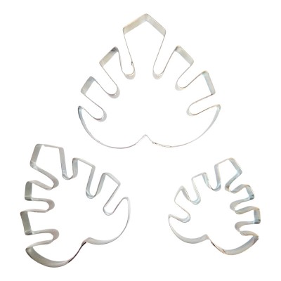 Conj, 3 Cortadores Folha Monstera