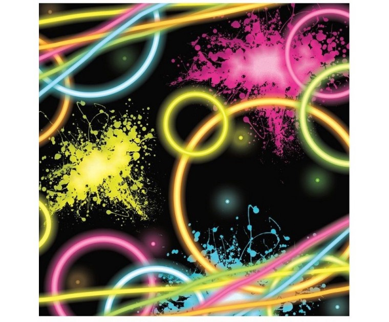 16 Guardanapos Glow Party