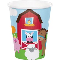 8 Copos Animais Quinta