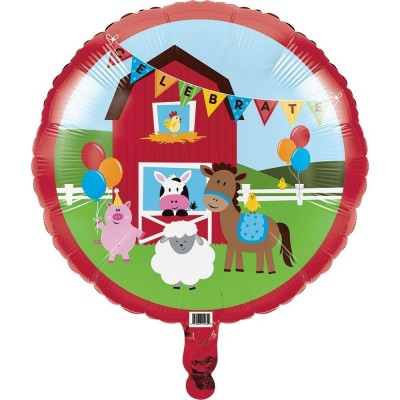 Balão Redondo Animais Quinta