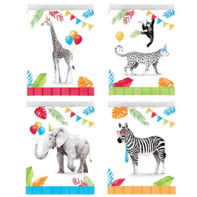 Sacos de Doces e Ofertas Animais Selva Sacos de Doces e Ofertas Animais Selva