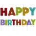 Velas Glitter Happy Birthday