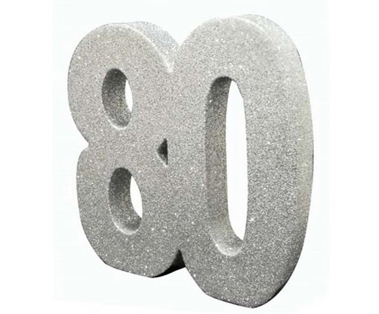 Decoração de Mesa 80 Prateado