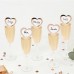 10 Marcadores Copos Rose Gold
