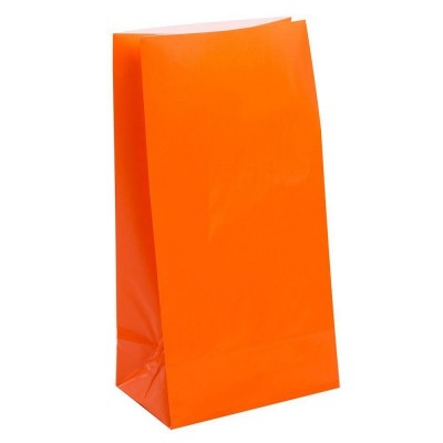 12 Sacos Papel Doces e Ofertas Laranja