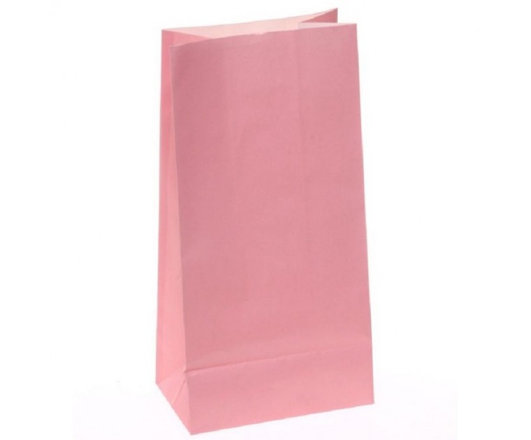 12 Sacos Papel Doces e Ofertas Rosa