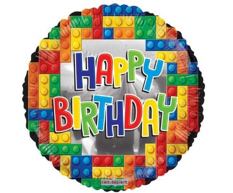 Balão Lego Happy Birthday