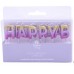 Velas Happy Birthday Ombré Rose Gold