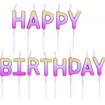 Velas Happy Birthday Ombré Rose Gold