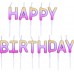 Velas Happy Birthday Ombré Rose Gold