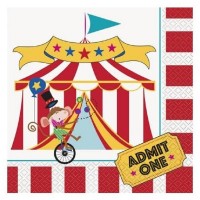 16 Guardanapos Circo