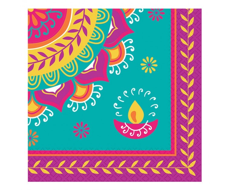 16 Guardanapos Diwali