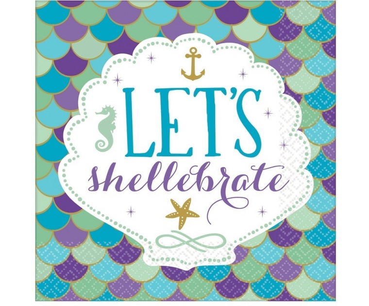 16 Guardanapos Let´s Shellebrate