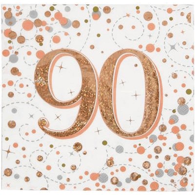 Guardanapos Sparkle Rose Gold 90