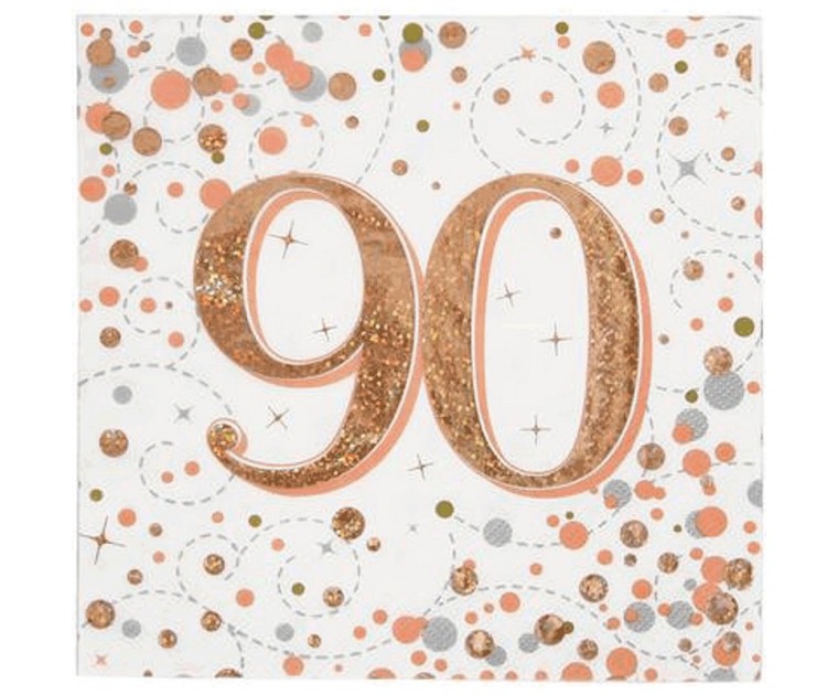 Guardanapos Sparkle Rose Gold 90
