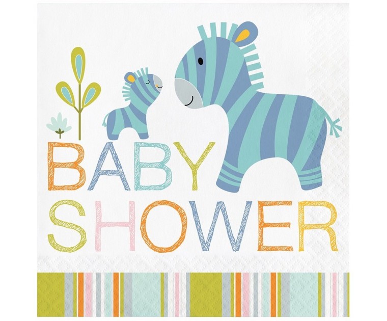 Guardanapos Tema Selva Baby Shower