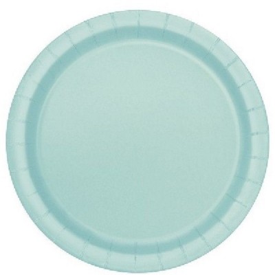 16 Pratos Menta 22 cms