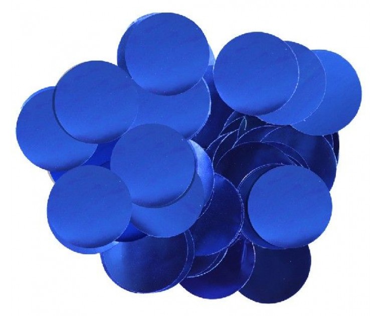 Confetis Azul Foil 2.5 cms