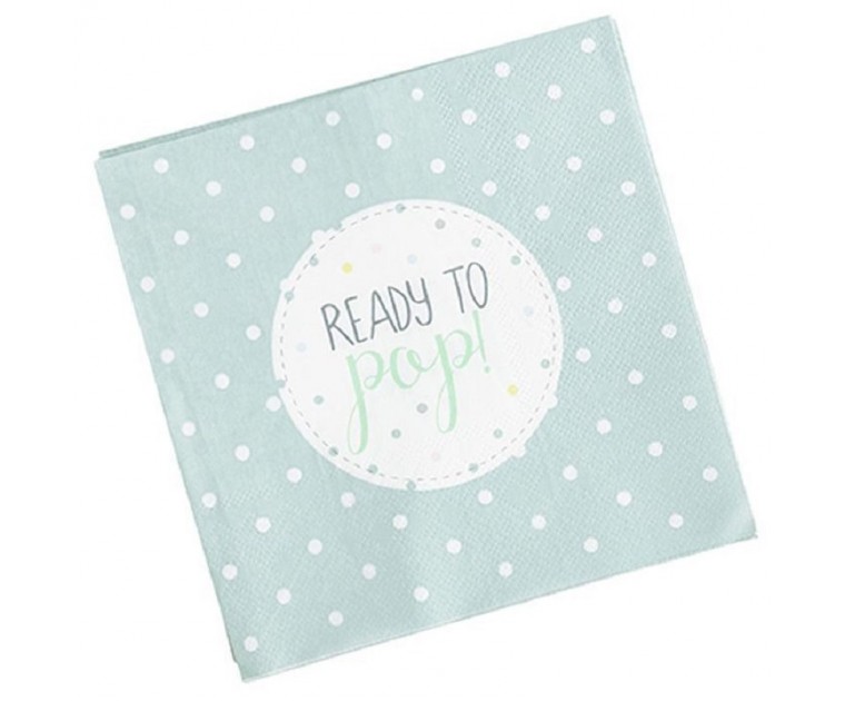 Guardanapos Menta Unisexo " Ready to Pop"